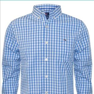 Vineyard Vines Slim Fit Tucker Shirt Sz L